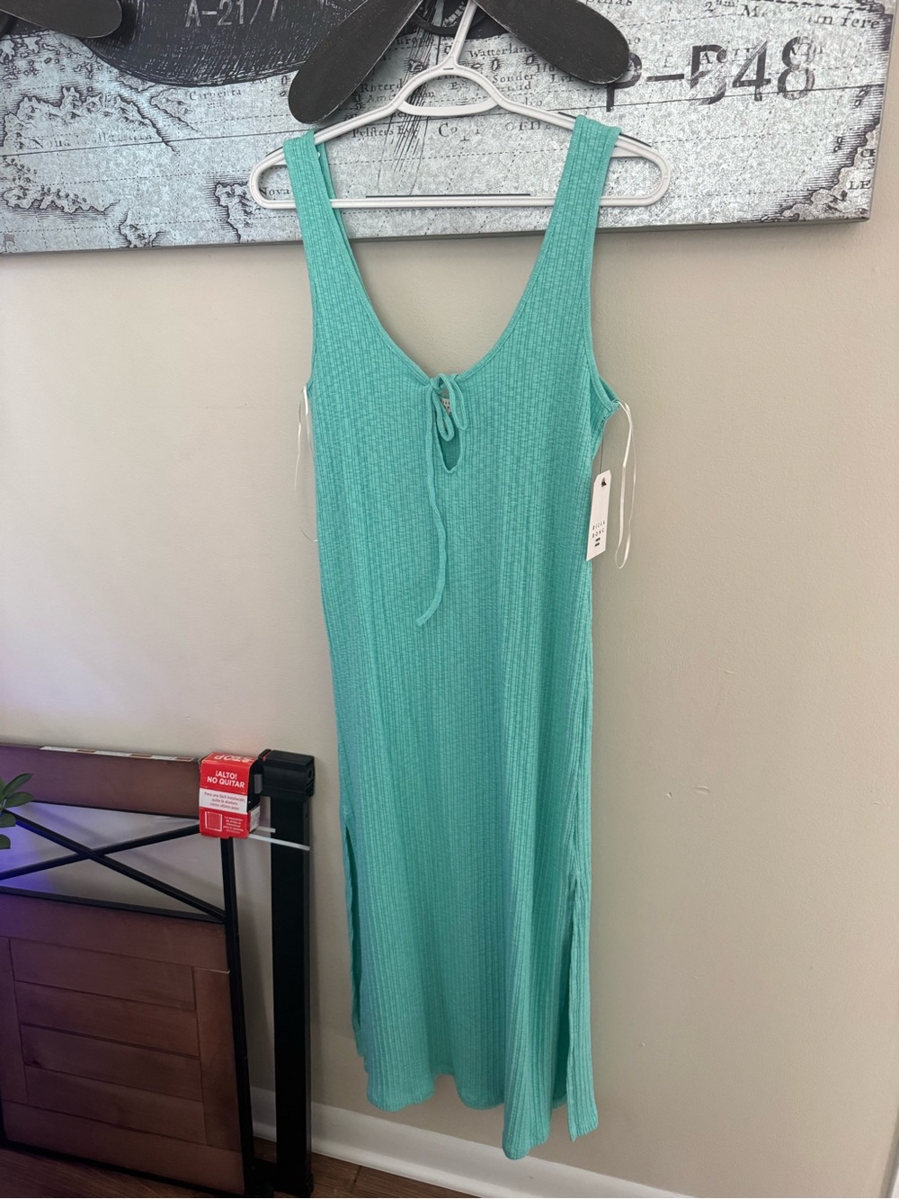 Billabong Teal Scoop Neck Swim Cover-Up Dress